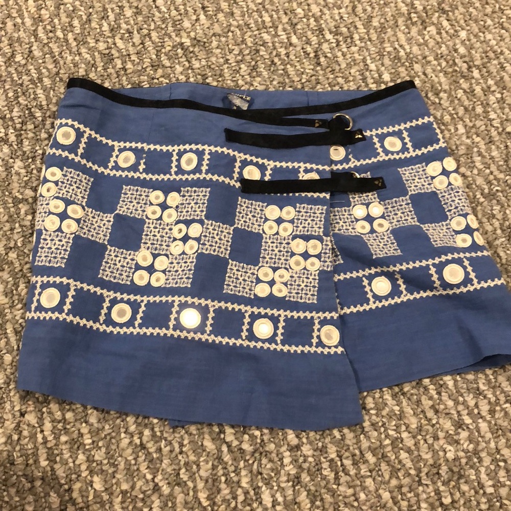 Free people sequined wrap skirt